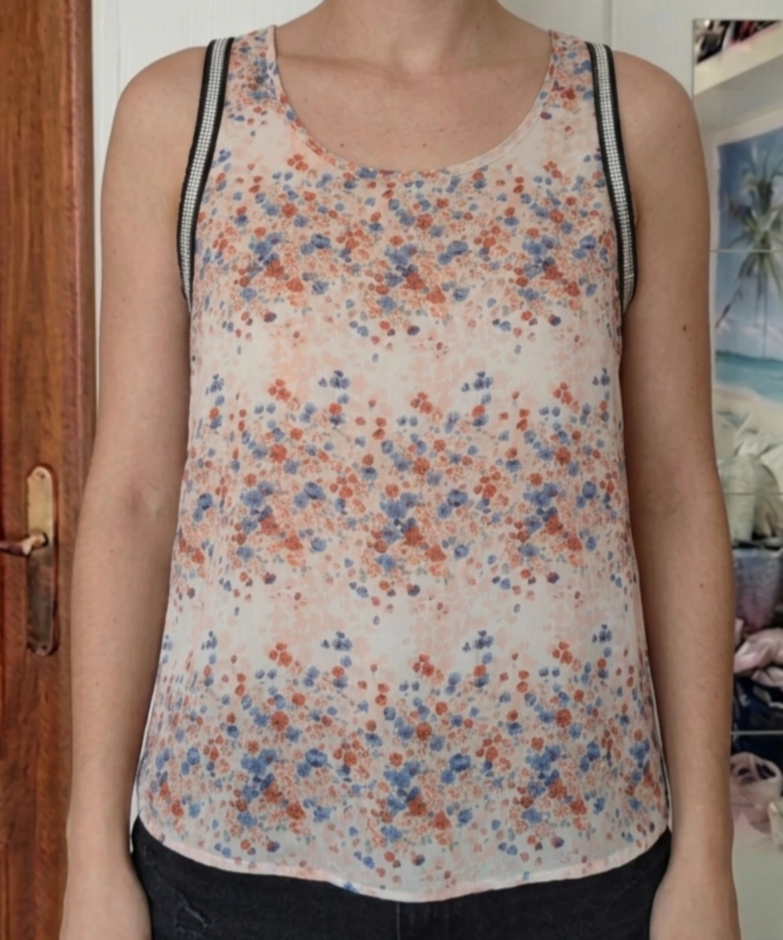 Blusa fluida mujer May&Co Talla M-L